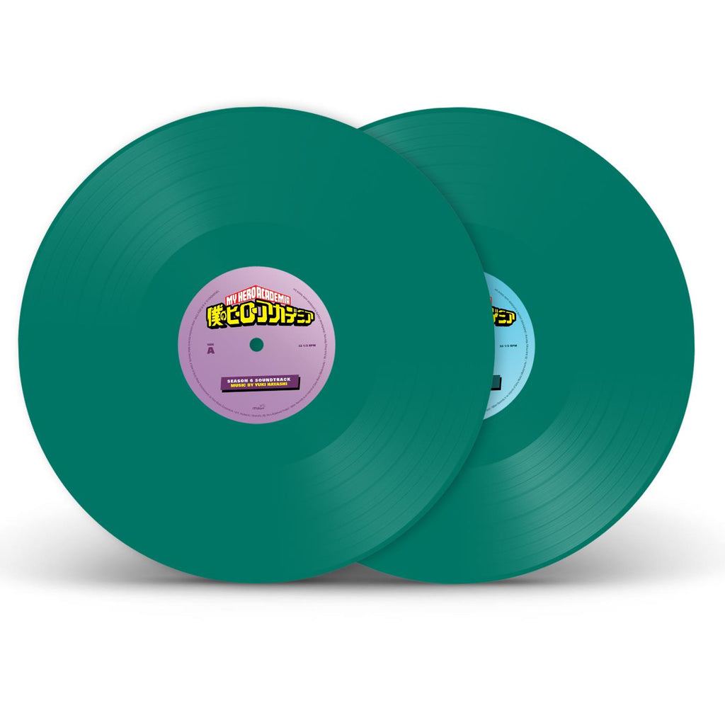 My Hero Academia: Season 6 (Original Series Soundtrack) - Yuki Hayashi 2x Green-Hued Vinyl LP