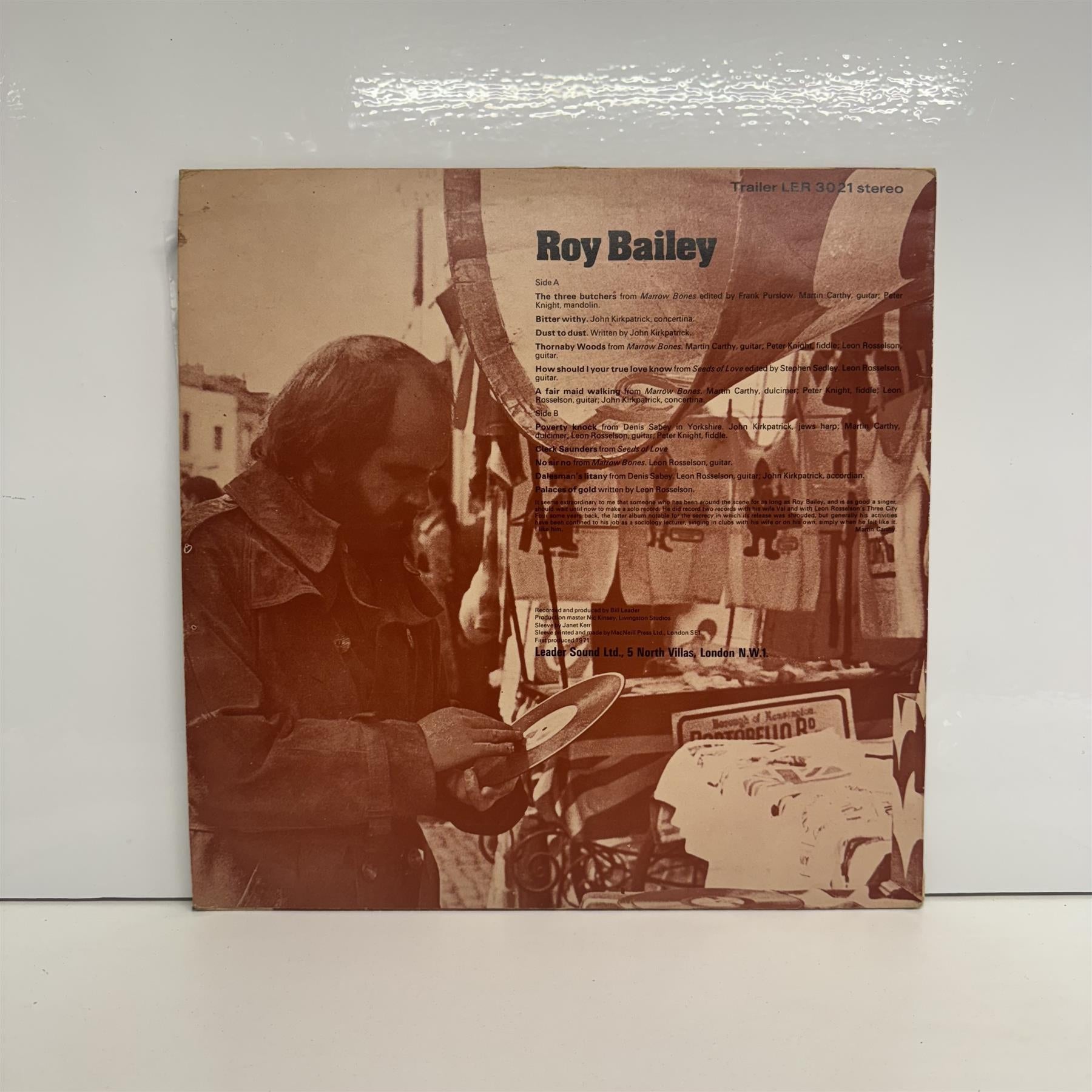 Roy Bailey - Roy Bailey Vinyl LP