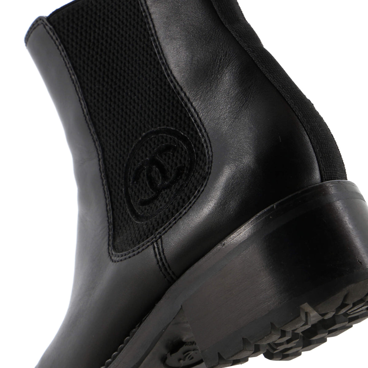Women's Logo Ankle Boots Leather
