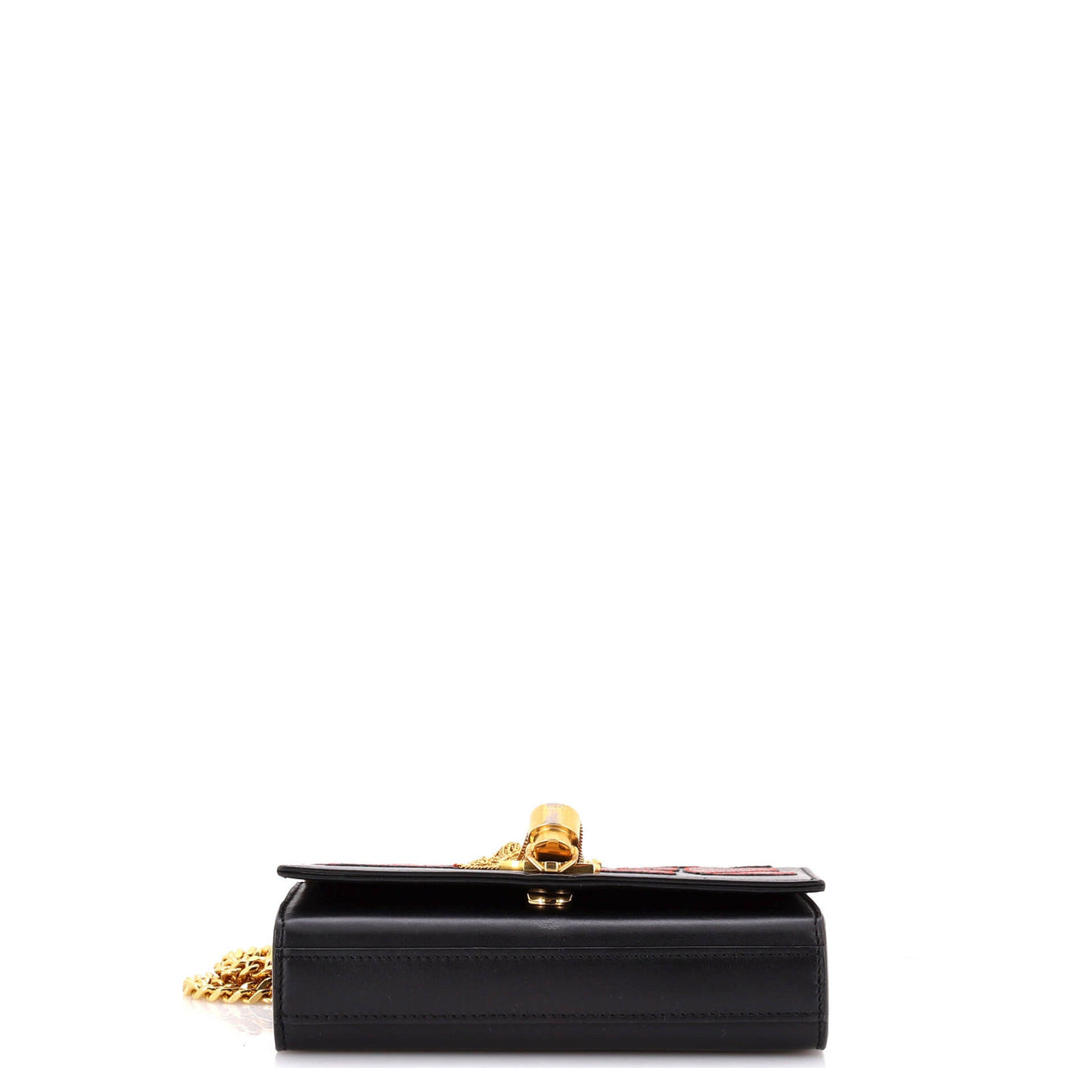 Classic Monogram Tassel Crossbody Bag Patchwork Leather Small