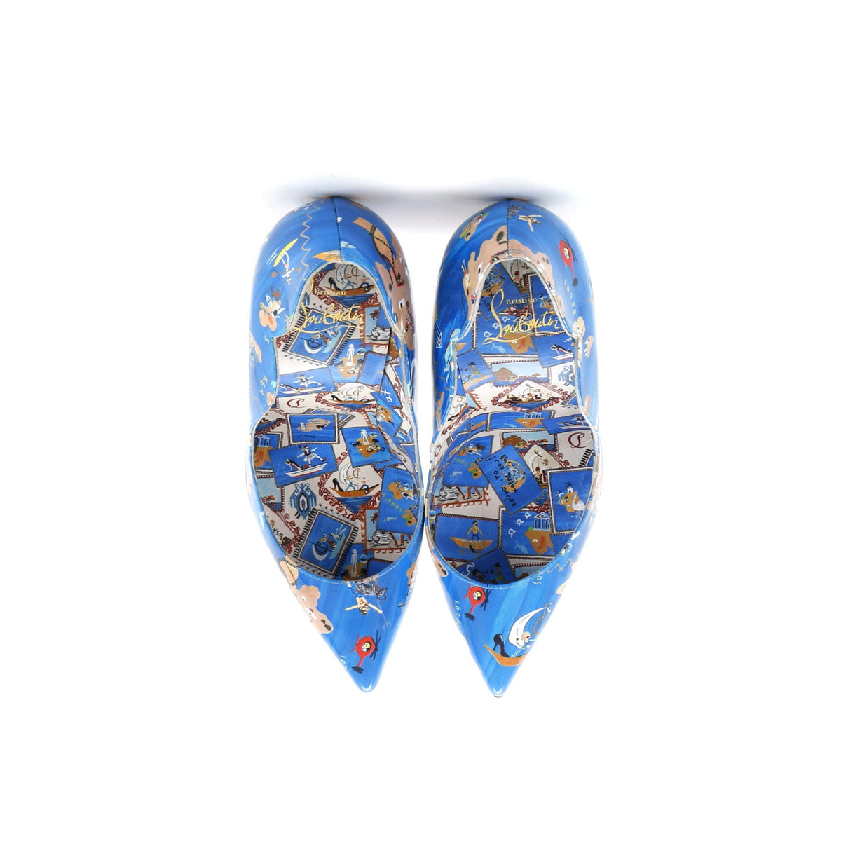 Women's Hot Chick Pumps Printed Patent 100