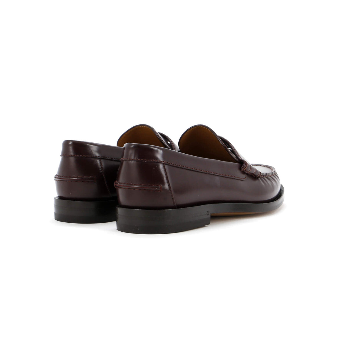 Men's Interlocking G Cutout Loafers Leather