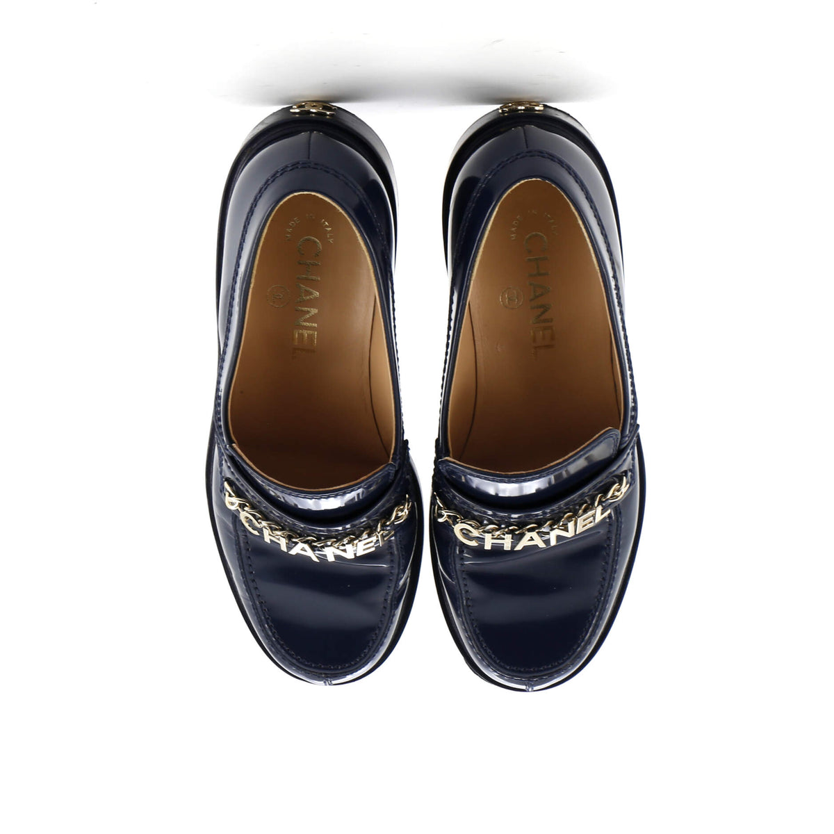 Women's Logo Loafers Shiny Calfskin