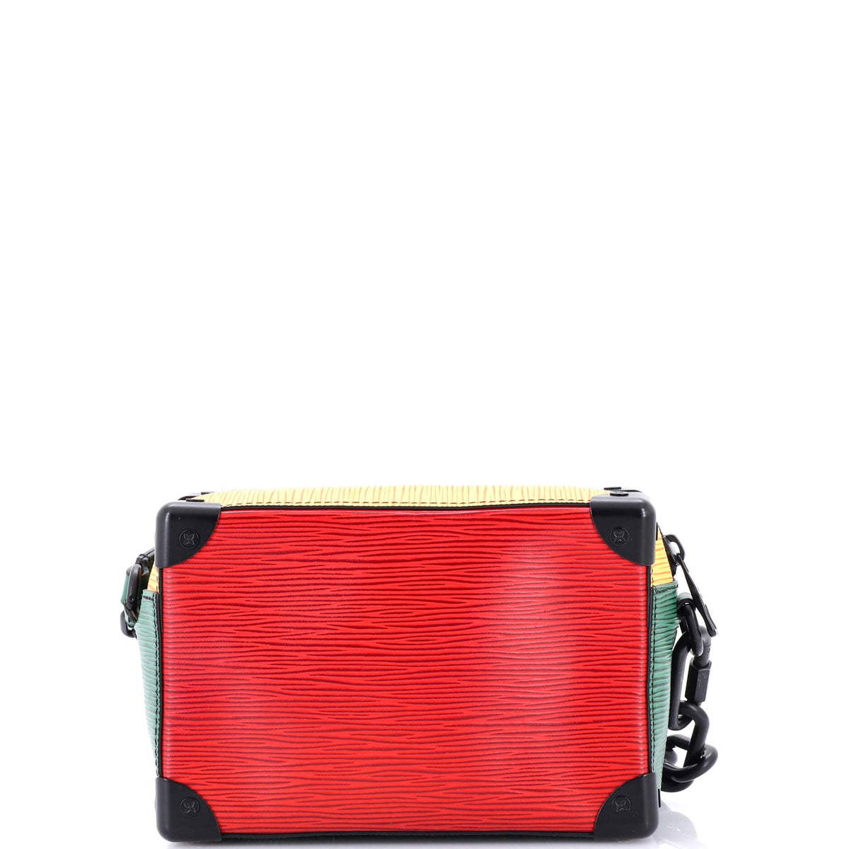 Soft Trunk Bag Colorblock Epi Leather Mini