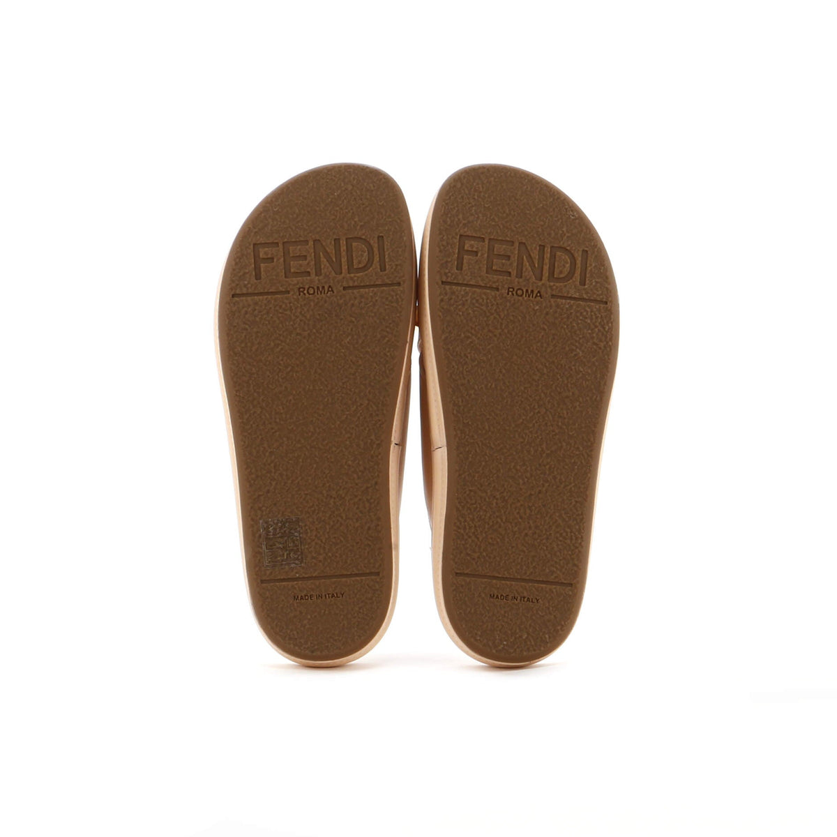 Women's Fendigraphy Slide Sandals Leather