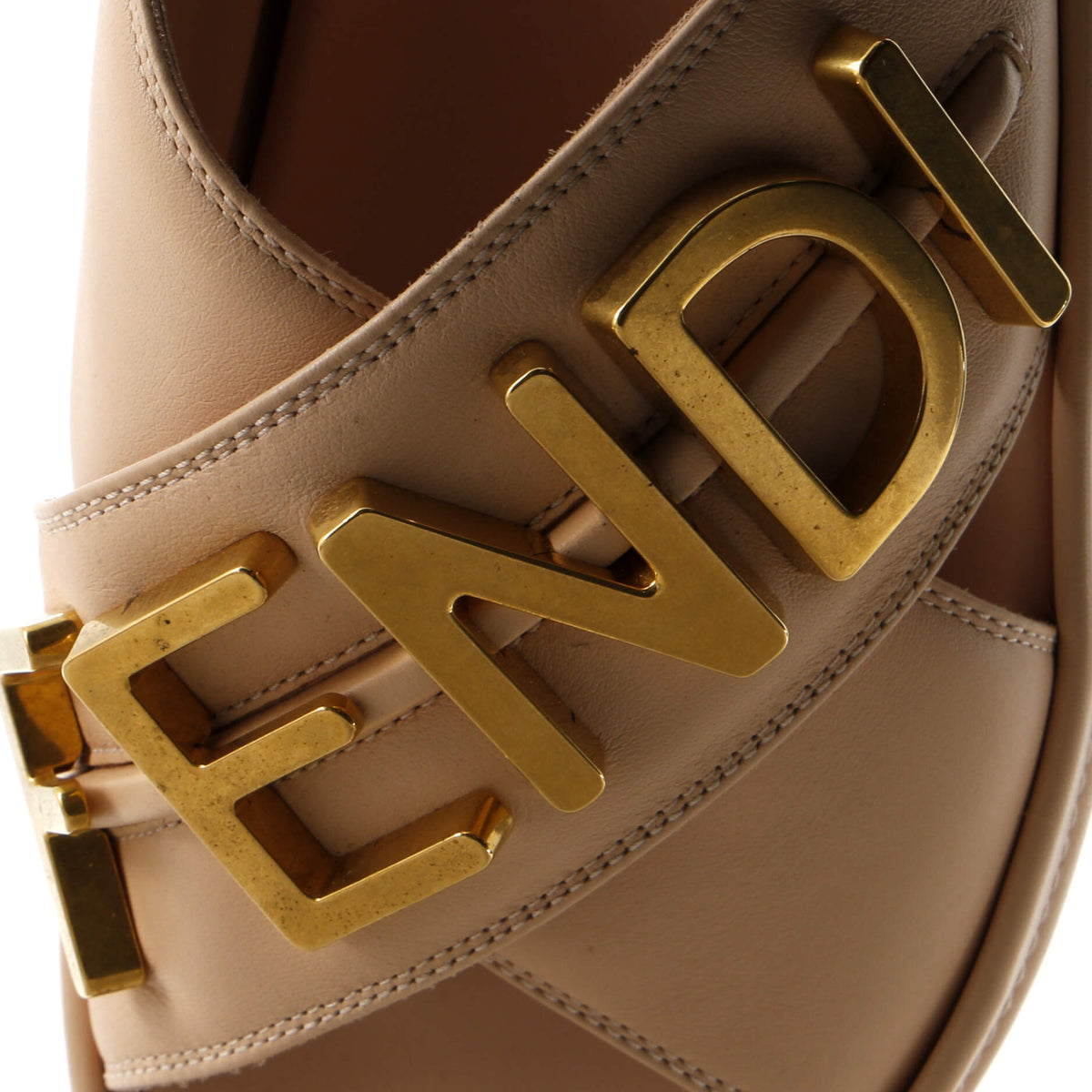 Women's Fendigraphy Slide Sandals Leather