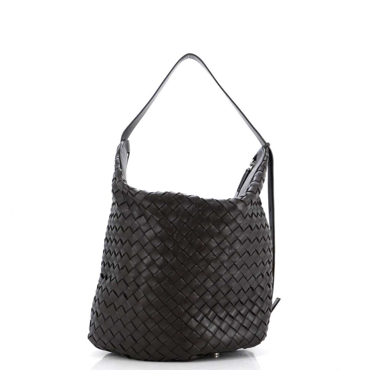 Hop Bag Intrecciato Leather Large