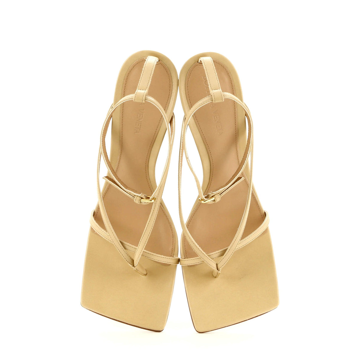 Women's Stretch Strap Wedge Sandals Leather