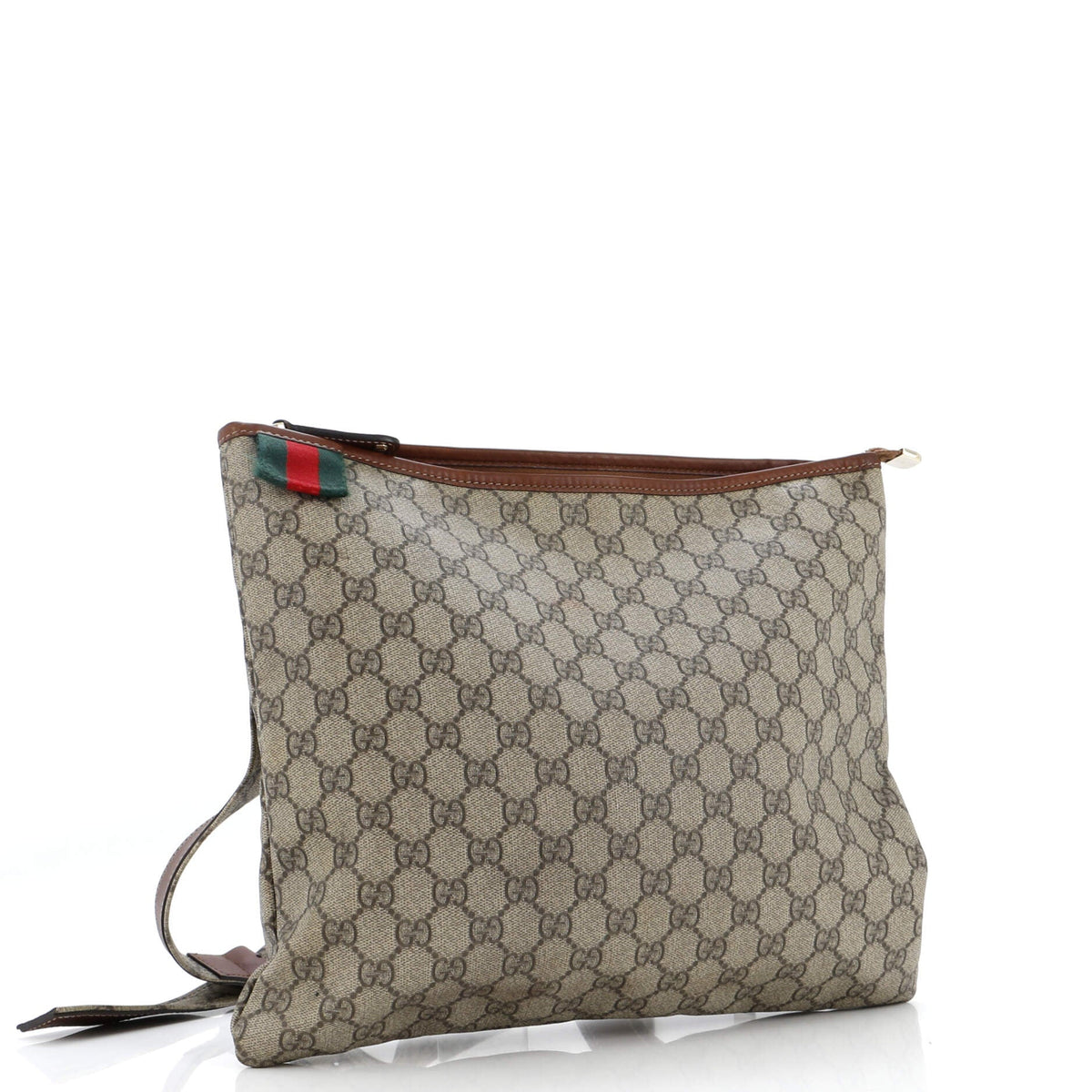 Web Loop Flat Messenger GG Coated Canvas Large