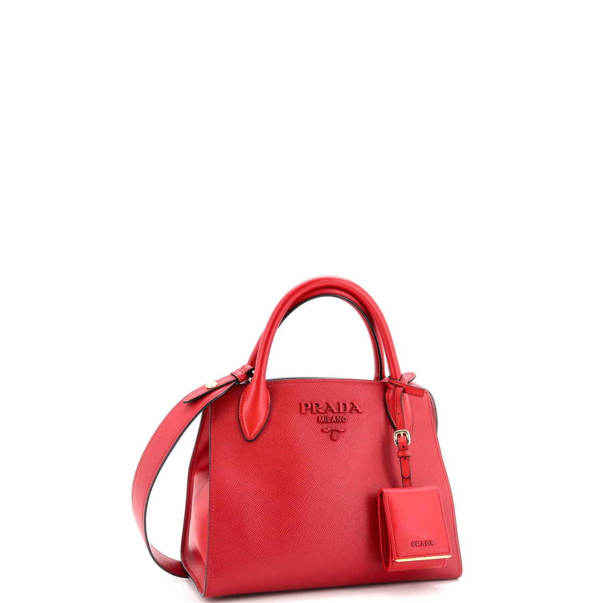 Monochrome Tote Saffiano with City Calf Small