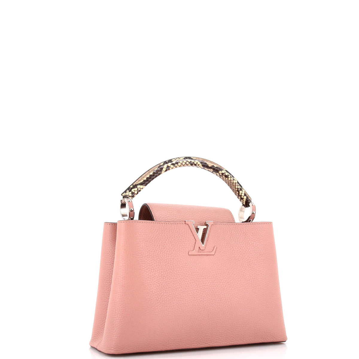 Capucines Bag Leather with Python PM