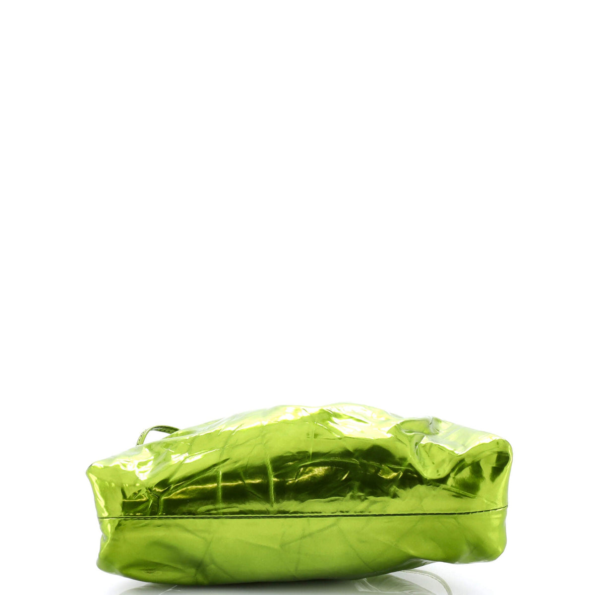 The Pouch Crinkled Metallic Leather Mini