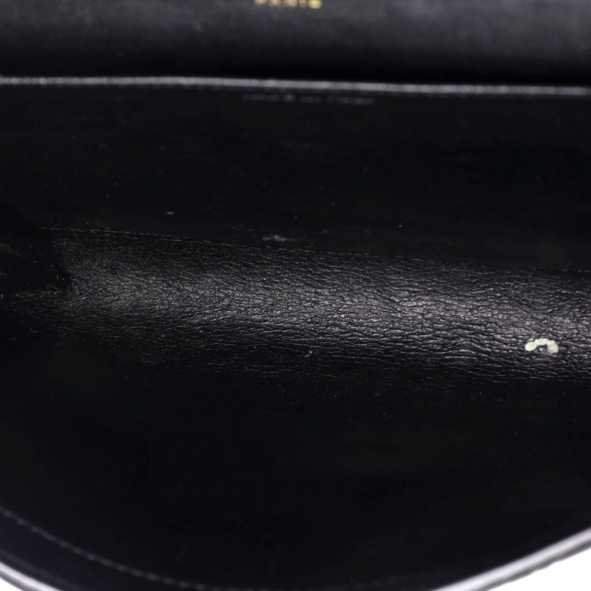 Uptown Chain Wallet Crocodile Embossed Leather
