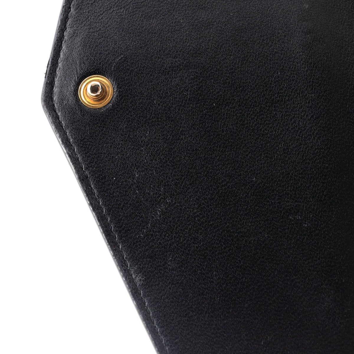 Uptown Chain Wallet Crocodile Embossed Leather