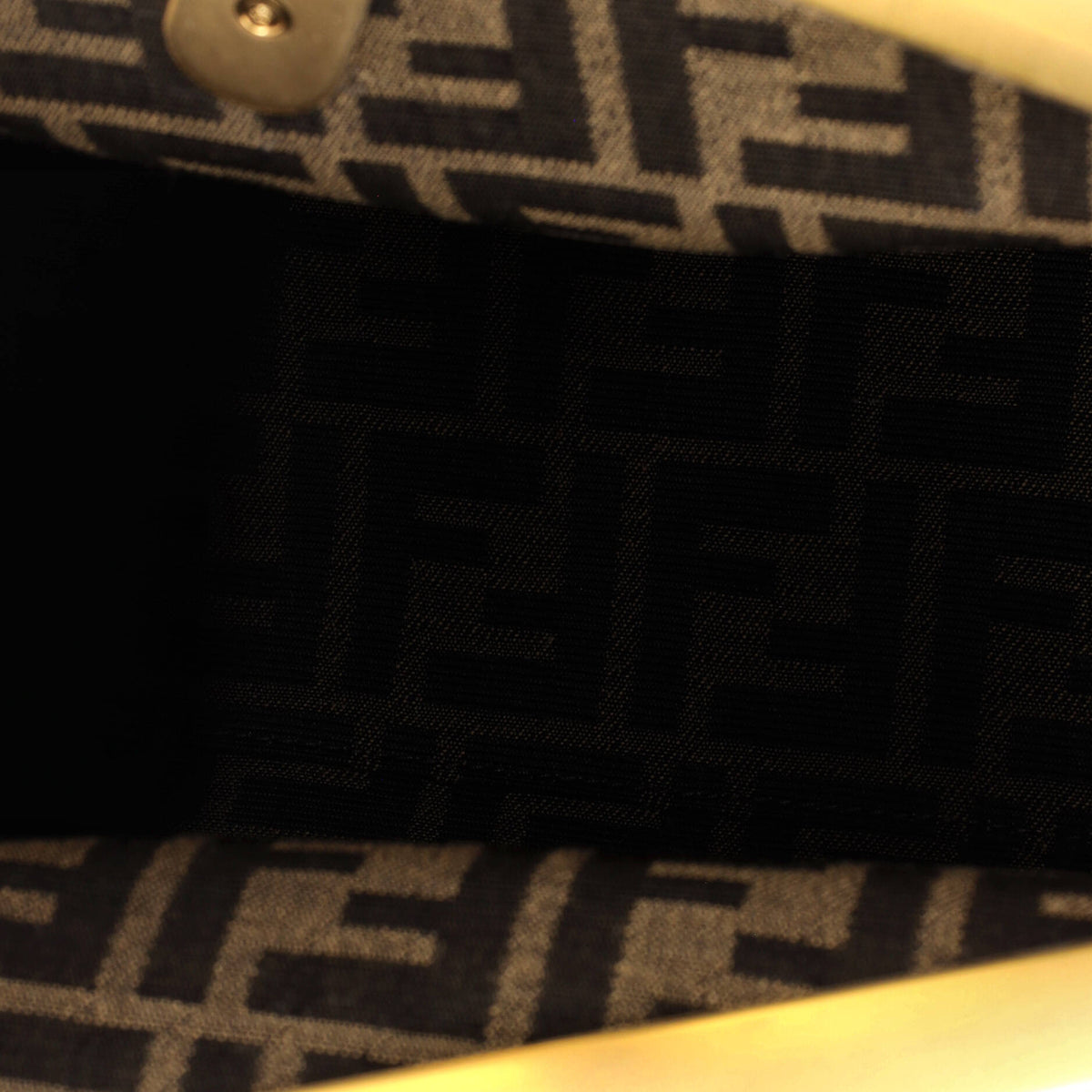 x Versace Fendace First Bag Printed Zucca Silk Medium