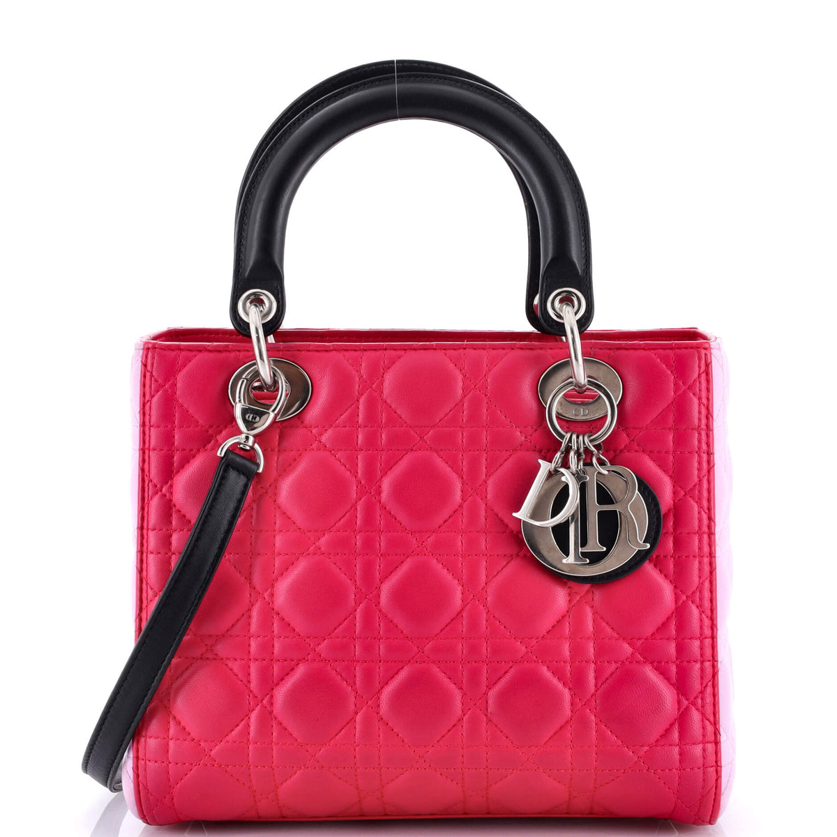 Lady Dior Bag Cannage Quilt Lambskin Medium