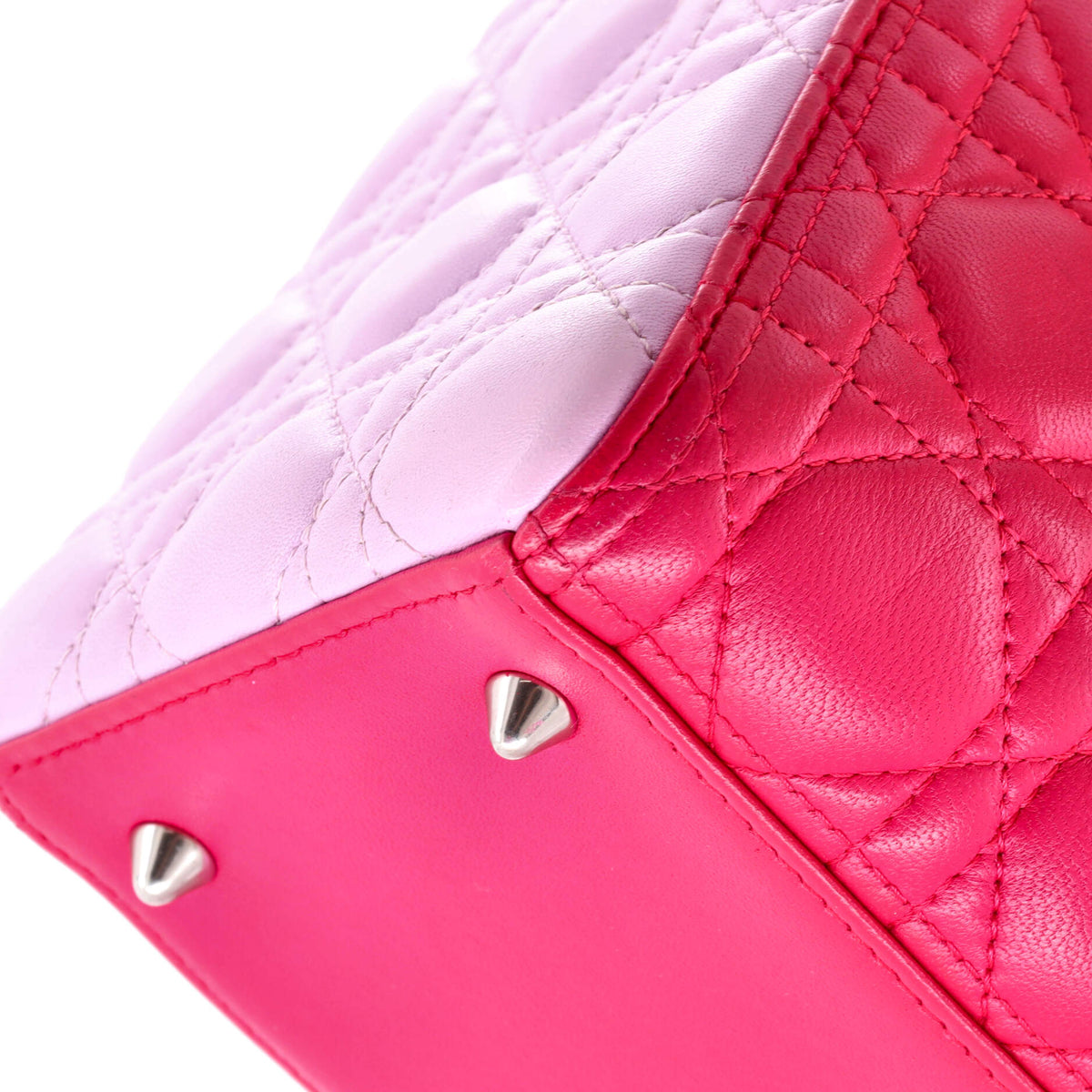 Lady Dior Bag Cannage Quilt Lambskin Medium