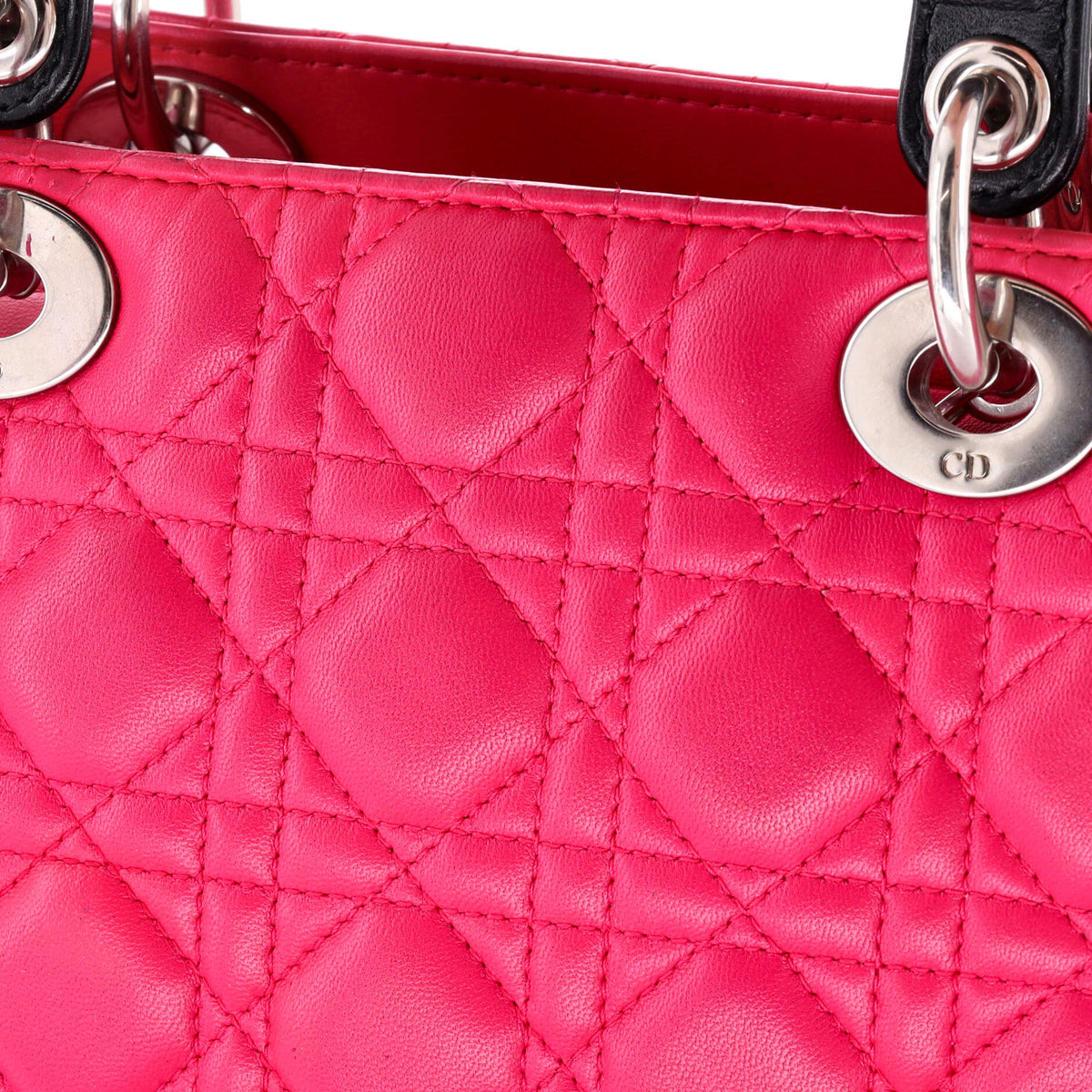 Lady Dior Bag Cannage Quilt Lambskin Medium
