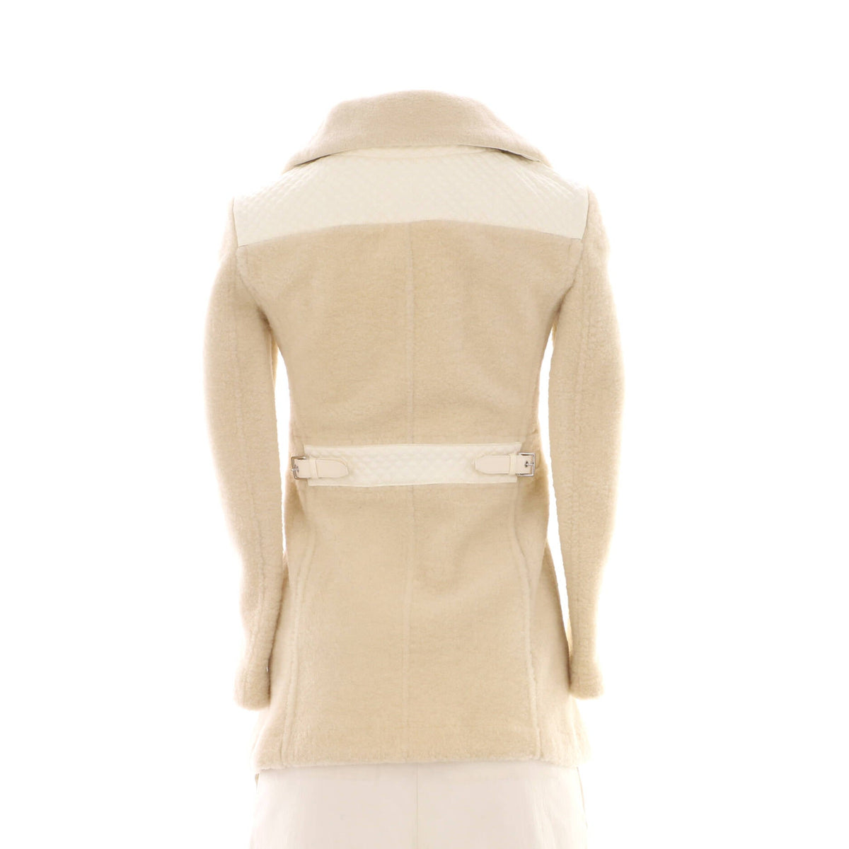 Women's Manteau Duffle Coat Fur and Cotton