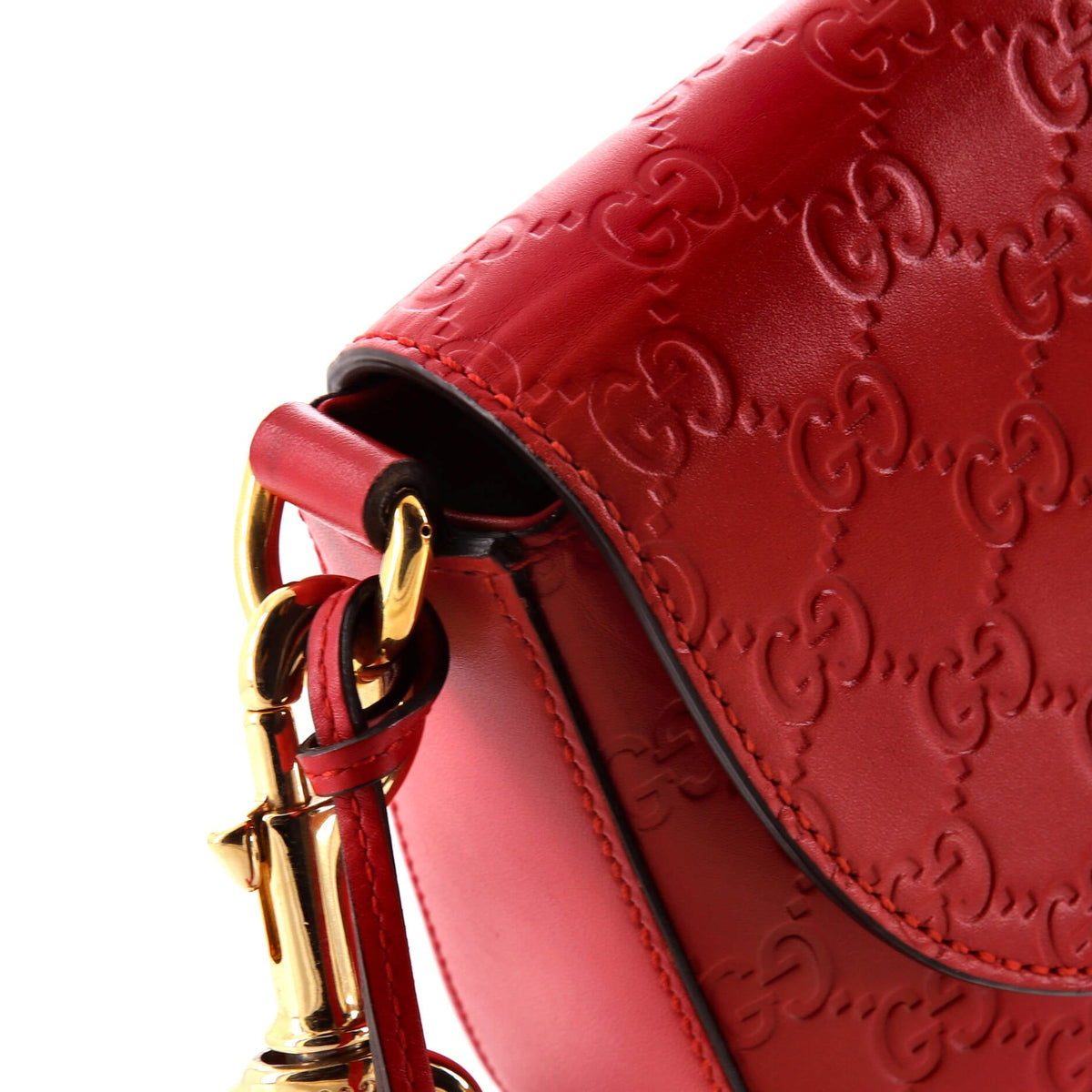 Padlock Saddle Shoulder Bag Guccissima Leather Medium