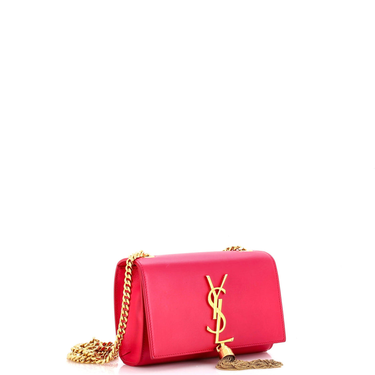 Classic Monogram Tassel Crossbody Bag Leather Small