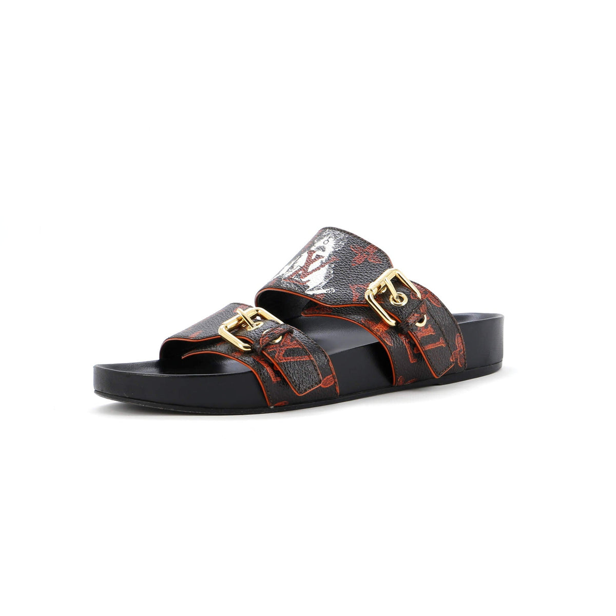 Women's Bom Dia Flat Mules Limited Edition Grace Coddington Catogram Canvas