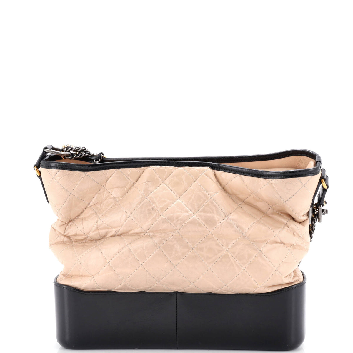 Gabrielle Hobo Quilted Aged Calfskin Large