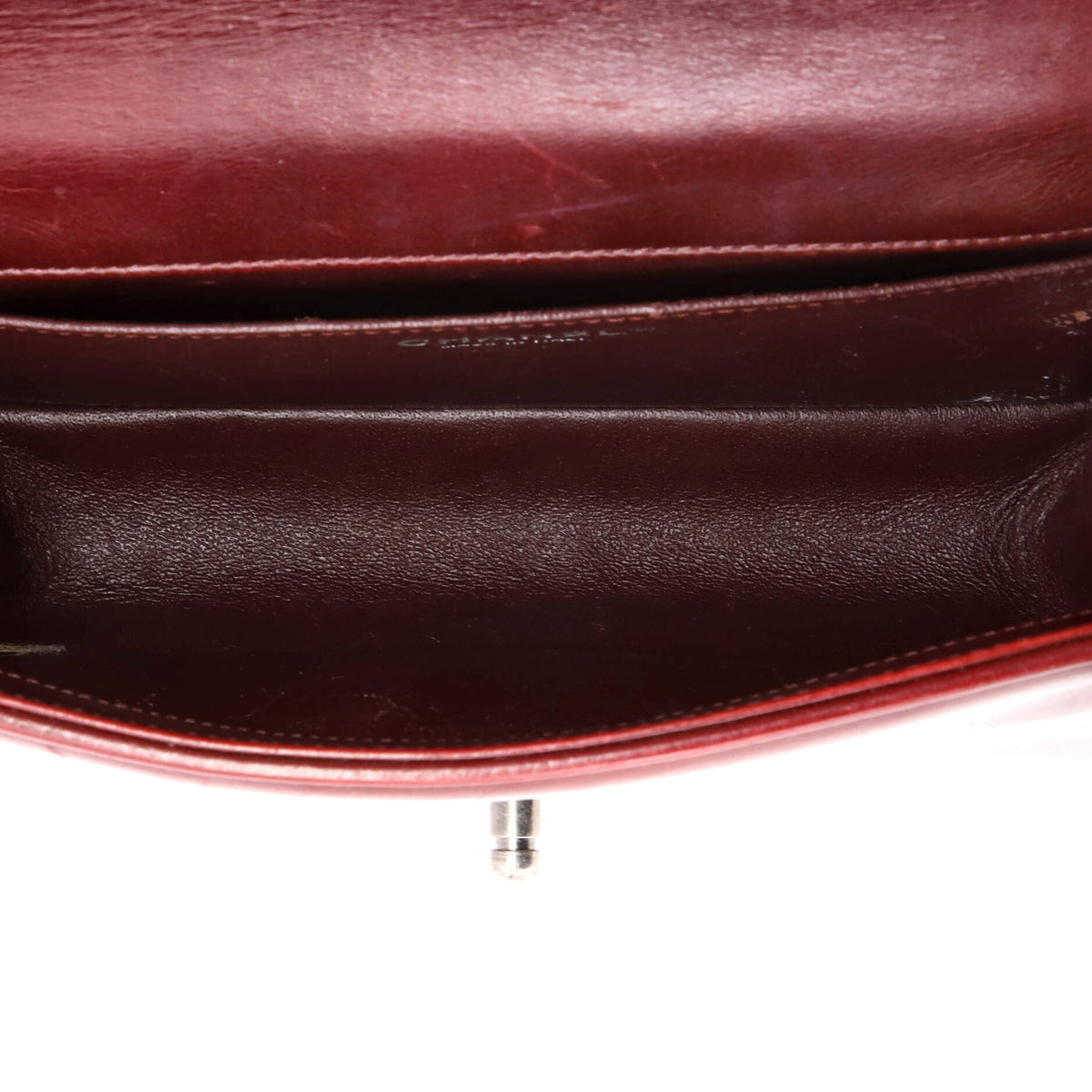 Paris-Salzburg Boy Flap Bag Embossed Calfskin Old Medium