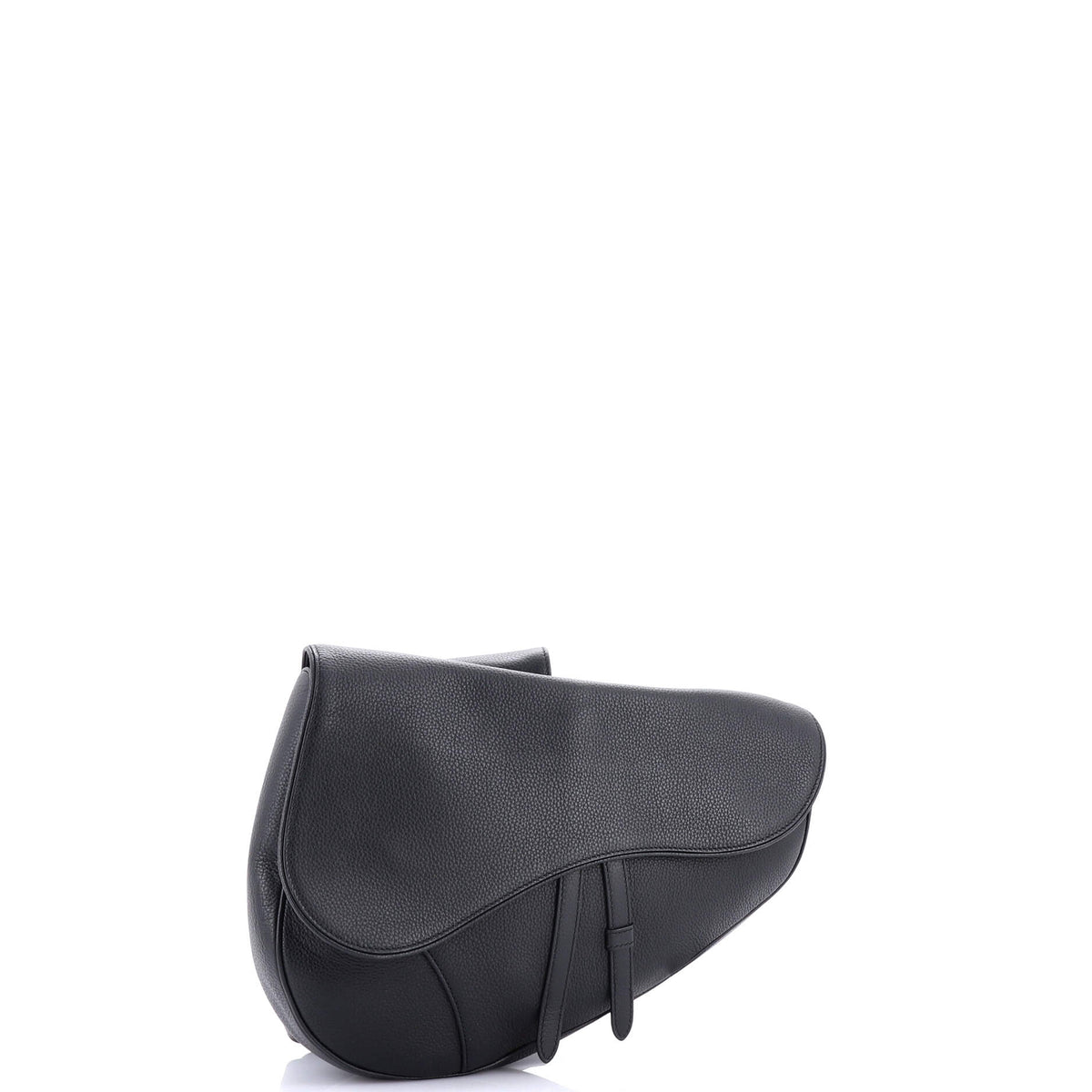 Saddle Crossbody Bag Leather Maxi