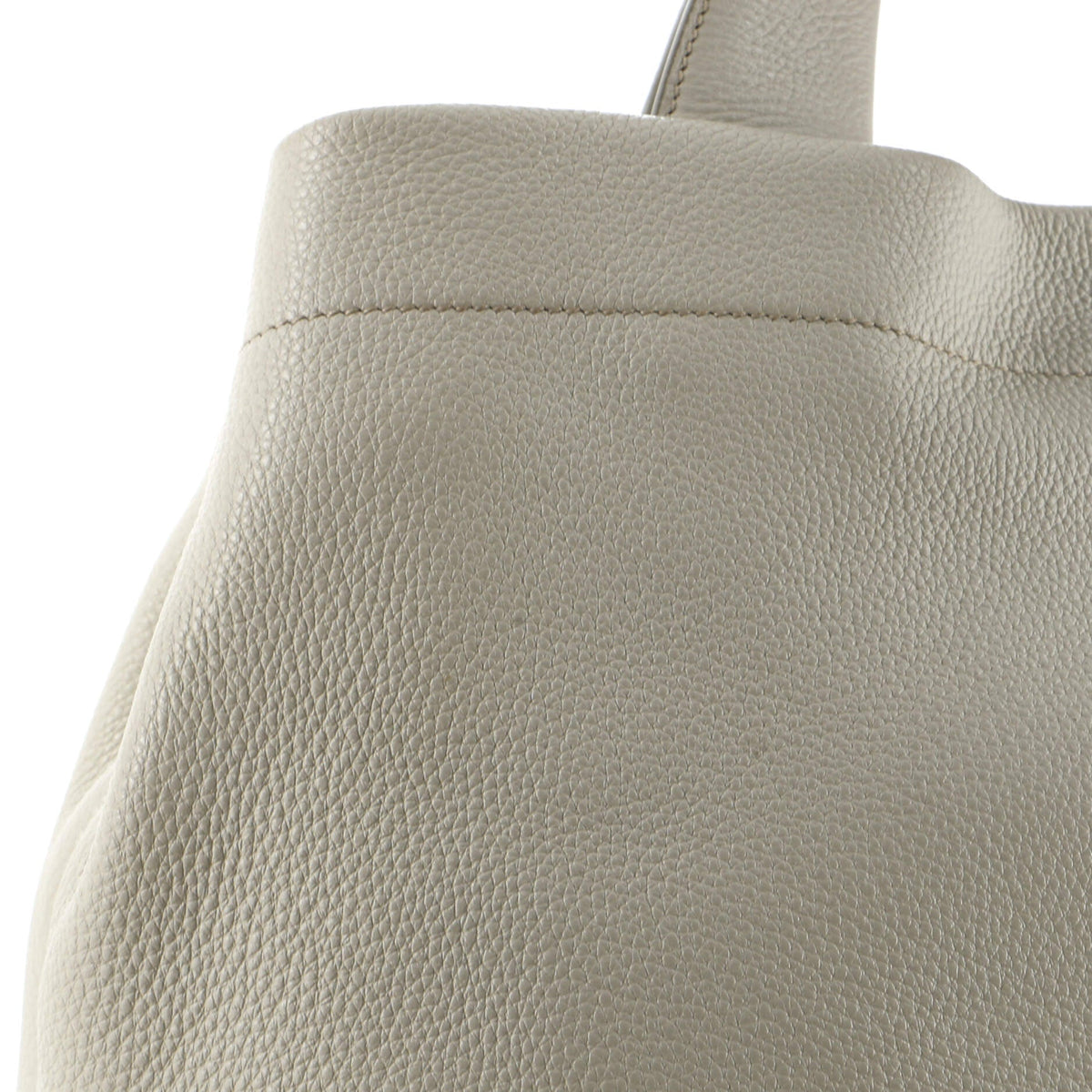 Logo Tote Perforated Leather Medium