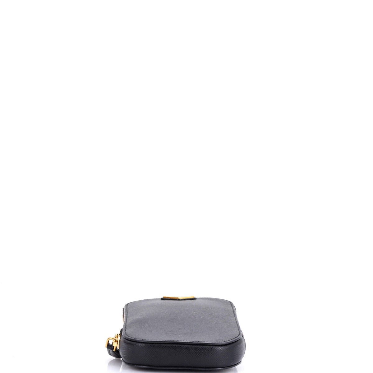 Zip Phone Holder Crossbody Bag Saffiano Leather
