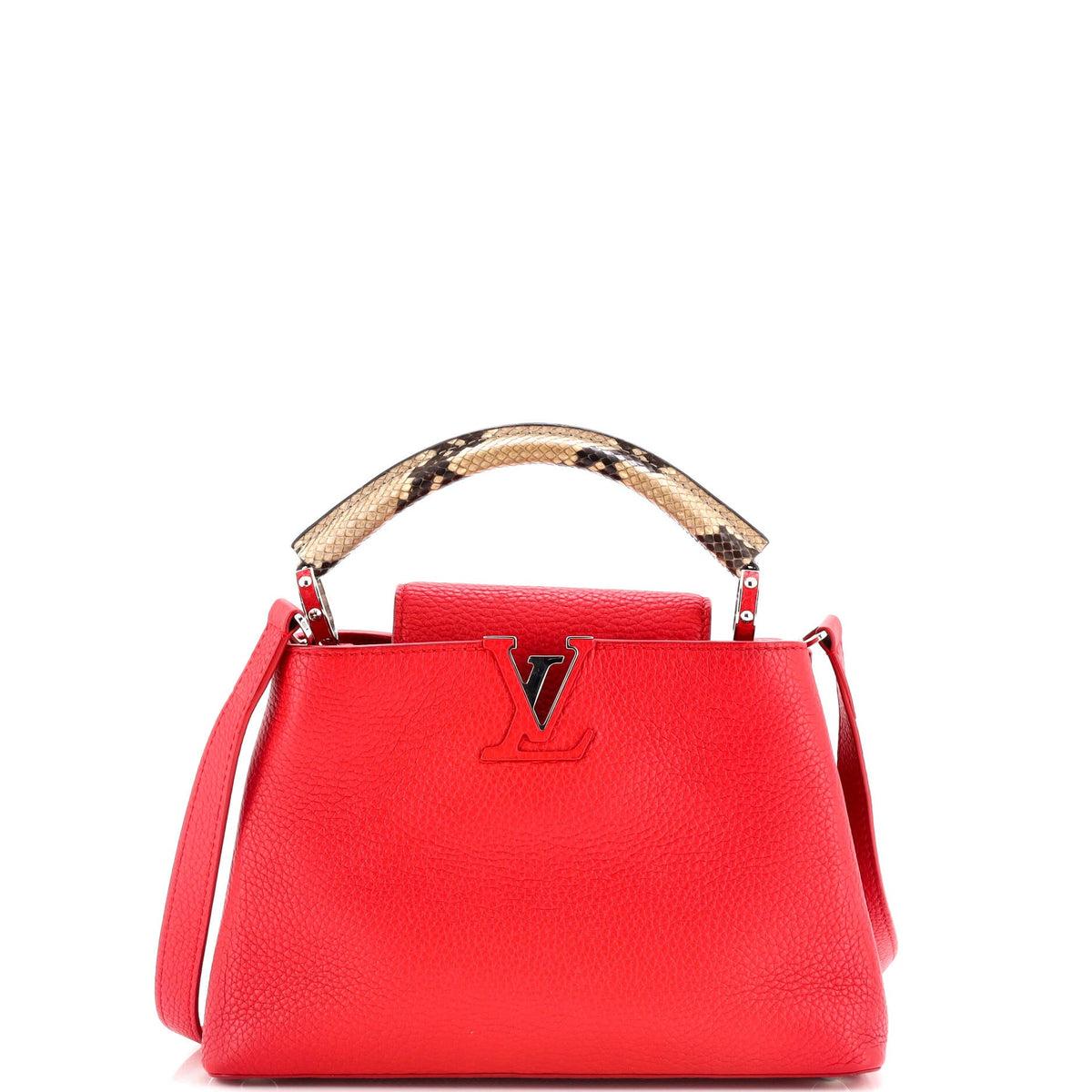 Capucines Bag Leather with Snakeskin BB