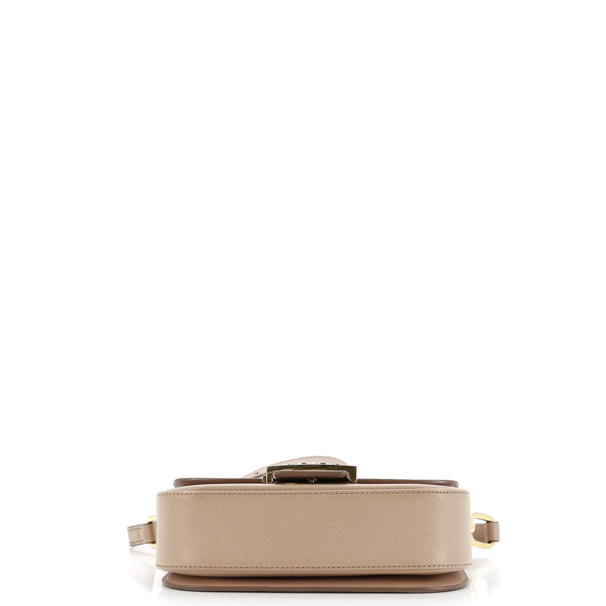 Embleme Flap Bag Saffiano Leather Small