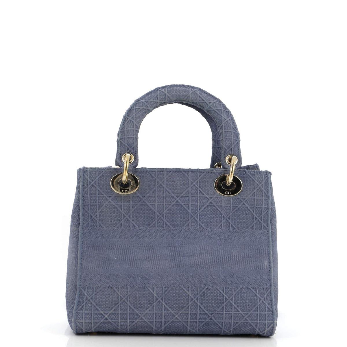 Lady D-Lite Bag Cannage Embroidered Canvas Medium