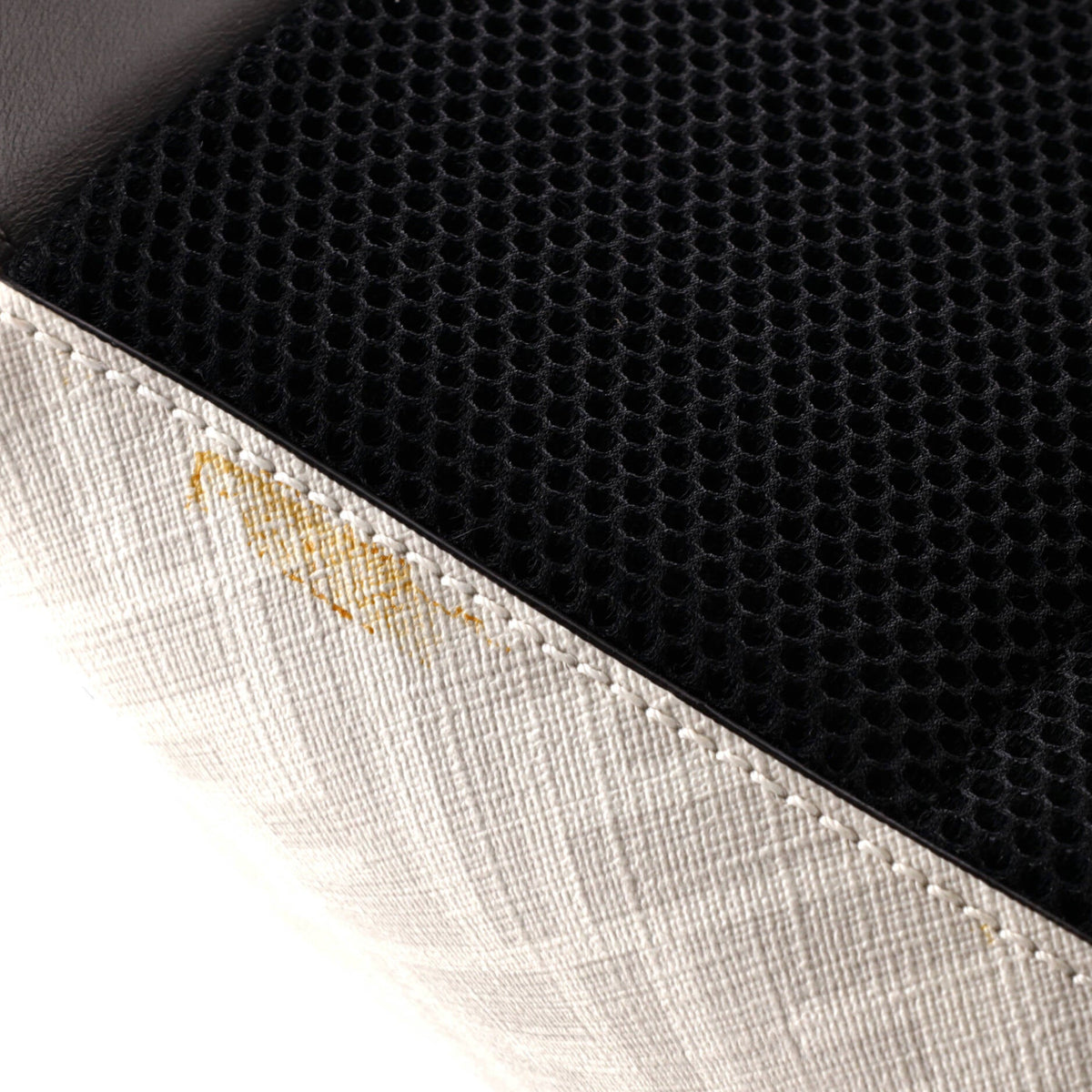 Zip Belt Bag Zucca Coated Canvas and Leather