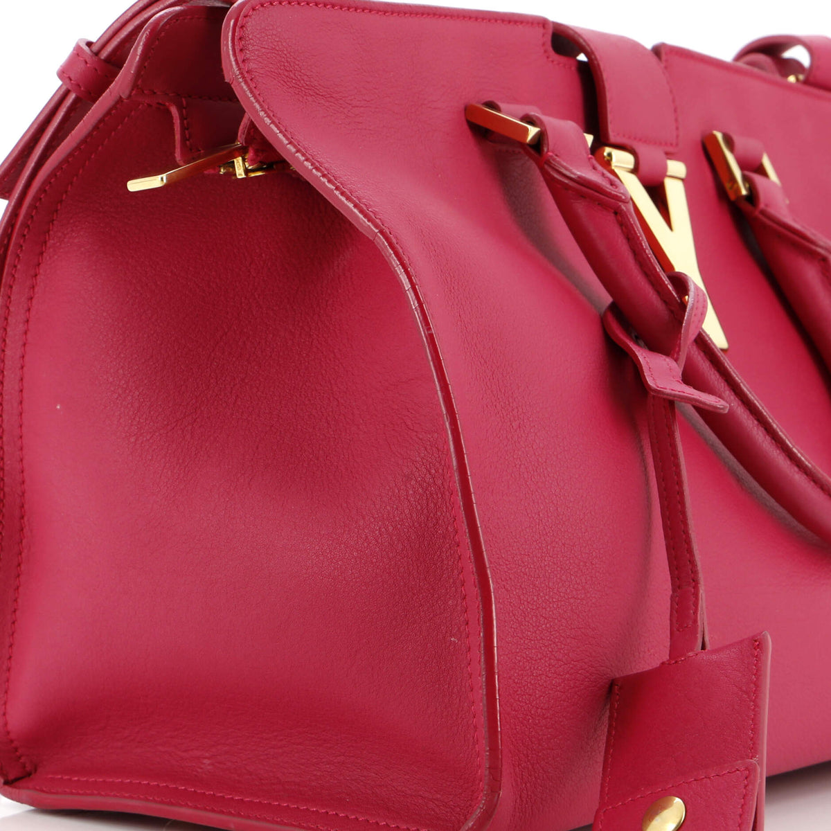 Classic Y Cabas Leather Small