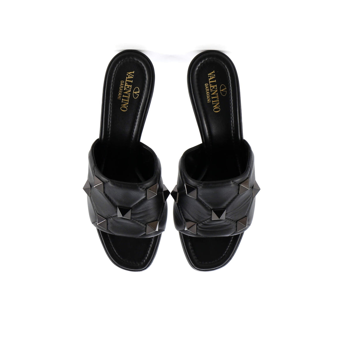Women's Roman Stud Mules Leather