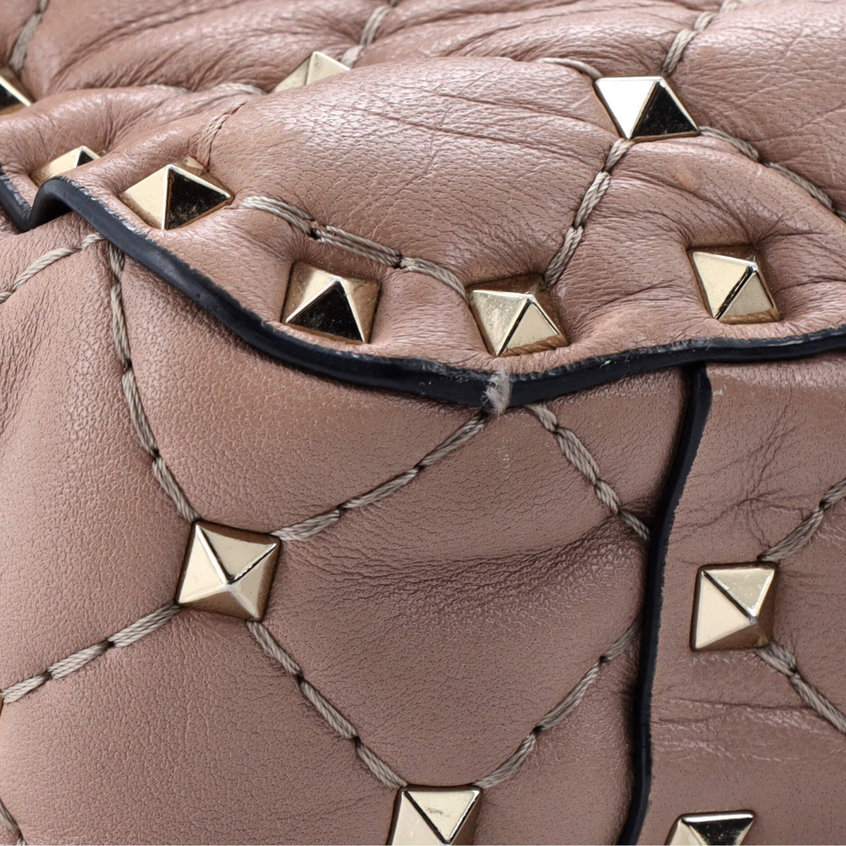 Rockstud Spike Flap Bag Quilted Leather Medium