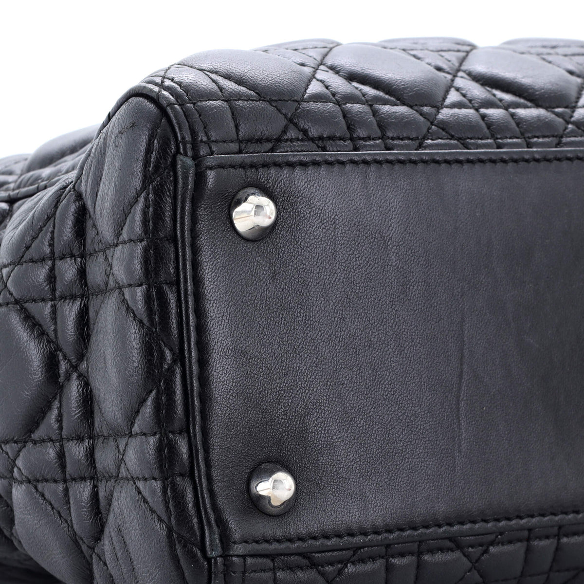 Lady Dior Bag Cannage Quilt Lambskin Large