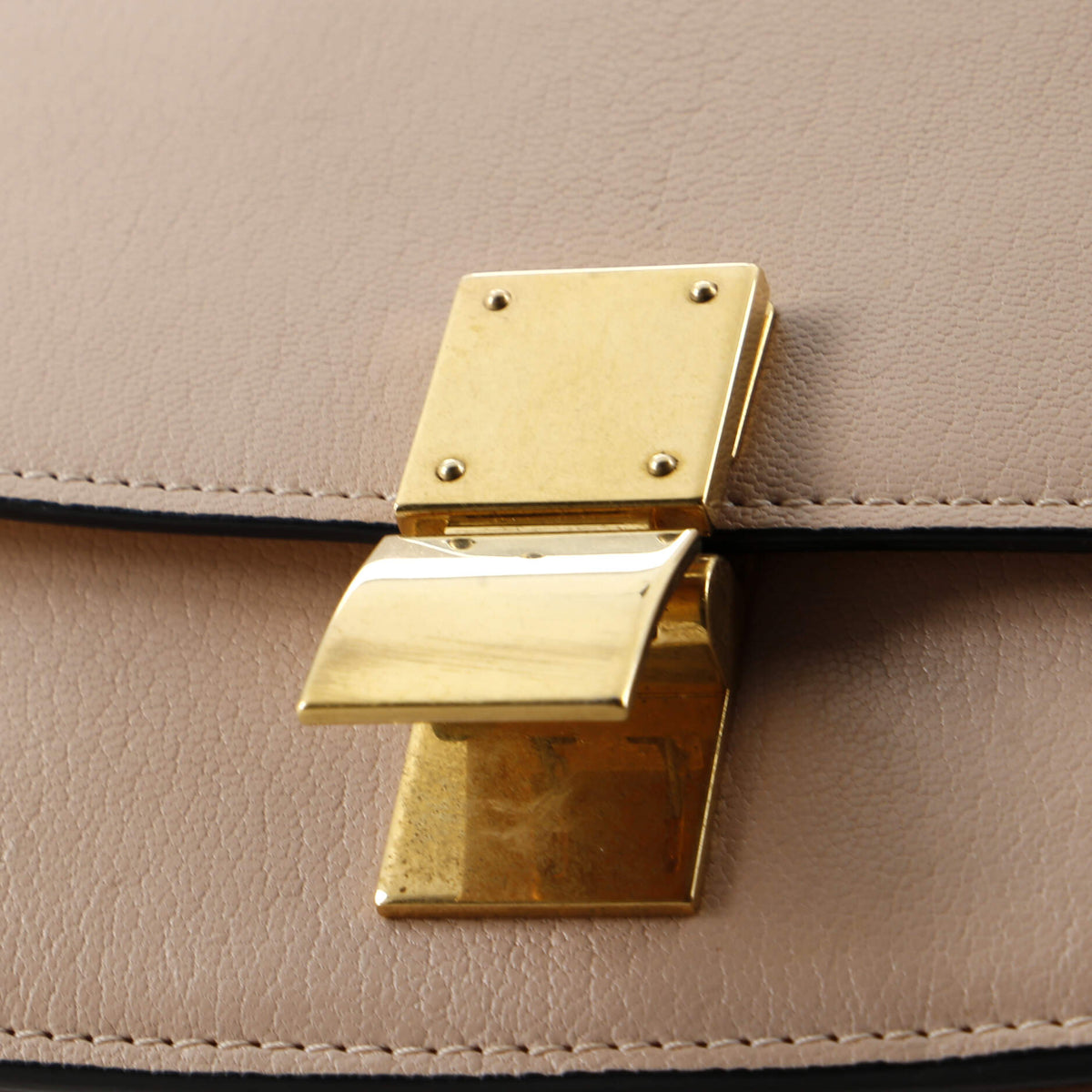 Classic Box Bag Grainy Leather Small