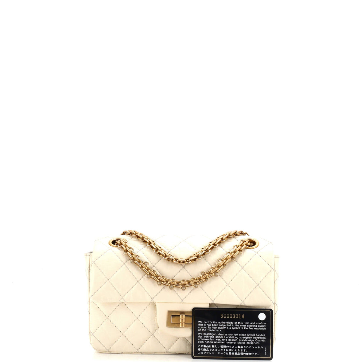 Reissue 2.55 Flap Bag Quilted Aged Calfskin Mini