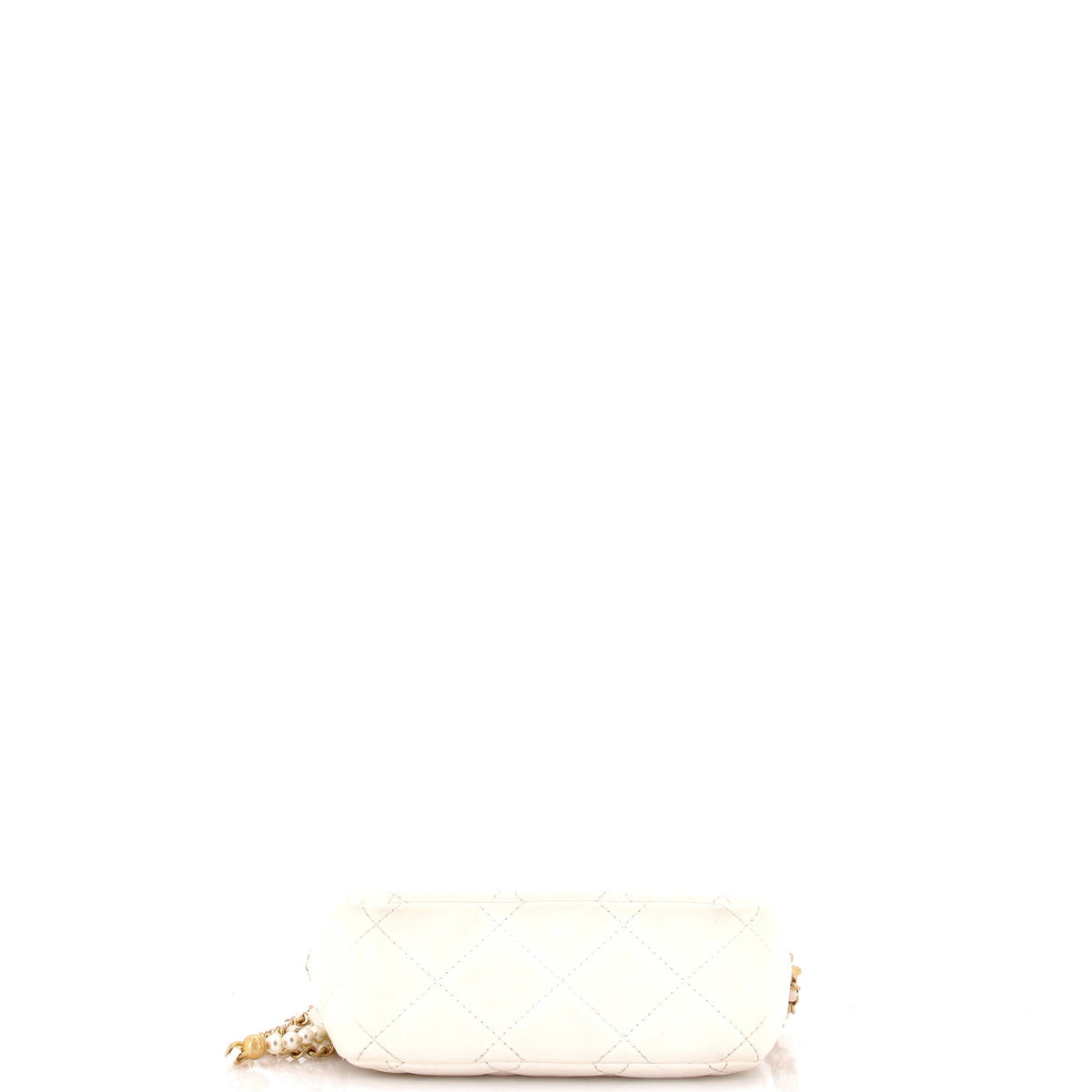 My Perfect Adjustable Chain Camera Bag Quilted Lambskin with Pearls Small