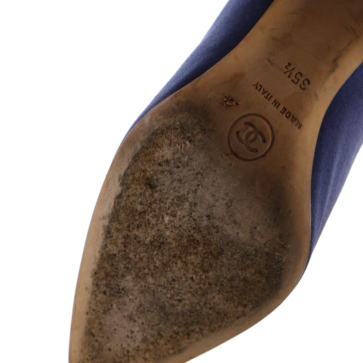 Women's Pointed Toe Pumps Satin and Lucite