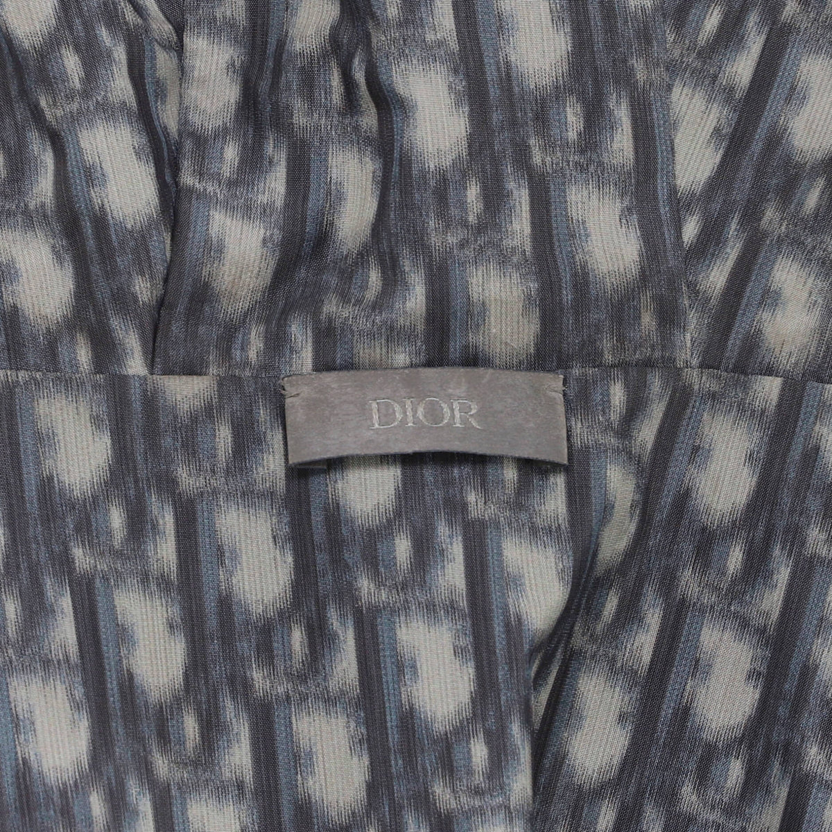 Men's Dior x Shawn Stussy Oblique Bee Anorak Windbreaker Polyester and Cotton