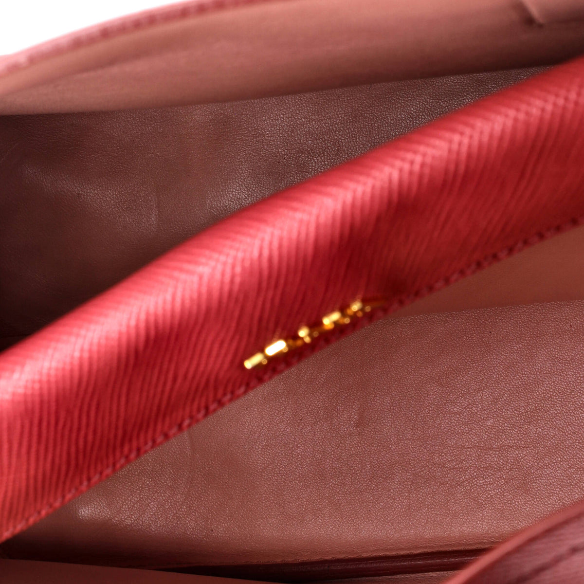 Cuir Double Tote Saffiano Leather Medium