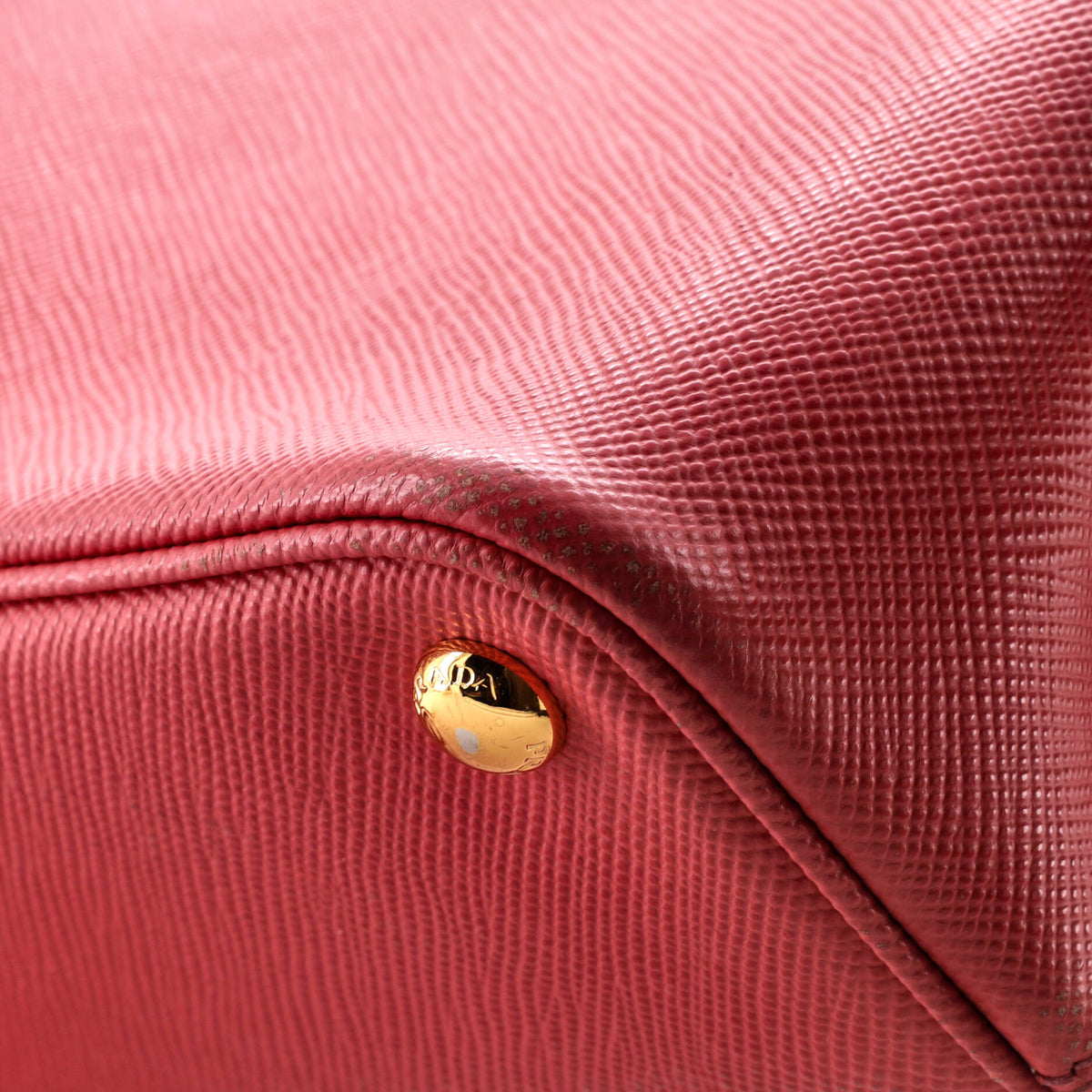 Cuir Double Tote Saffiano Leather Medium