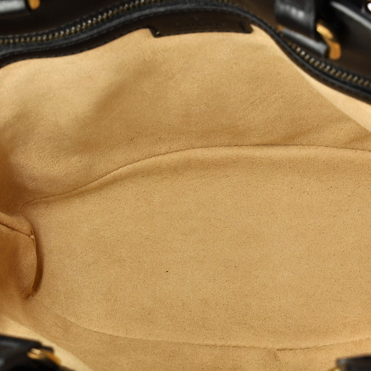 Diana Convertible Bucket Bag Leather Small