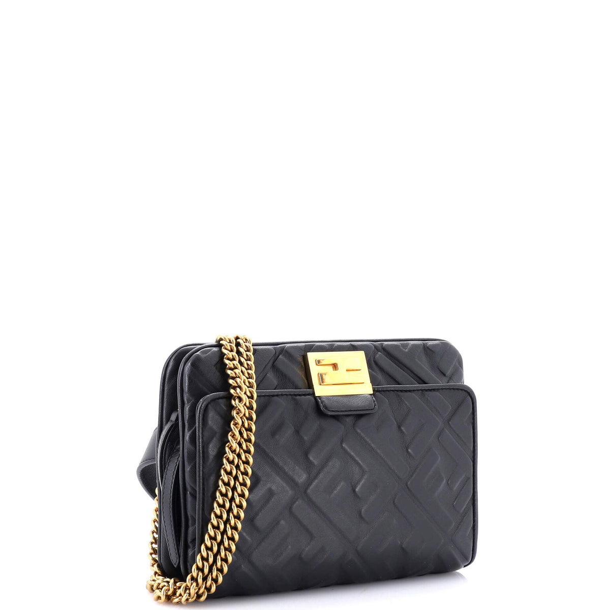 Upside Down Bag Zucca Embossed Leather