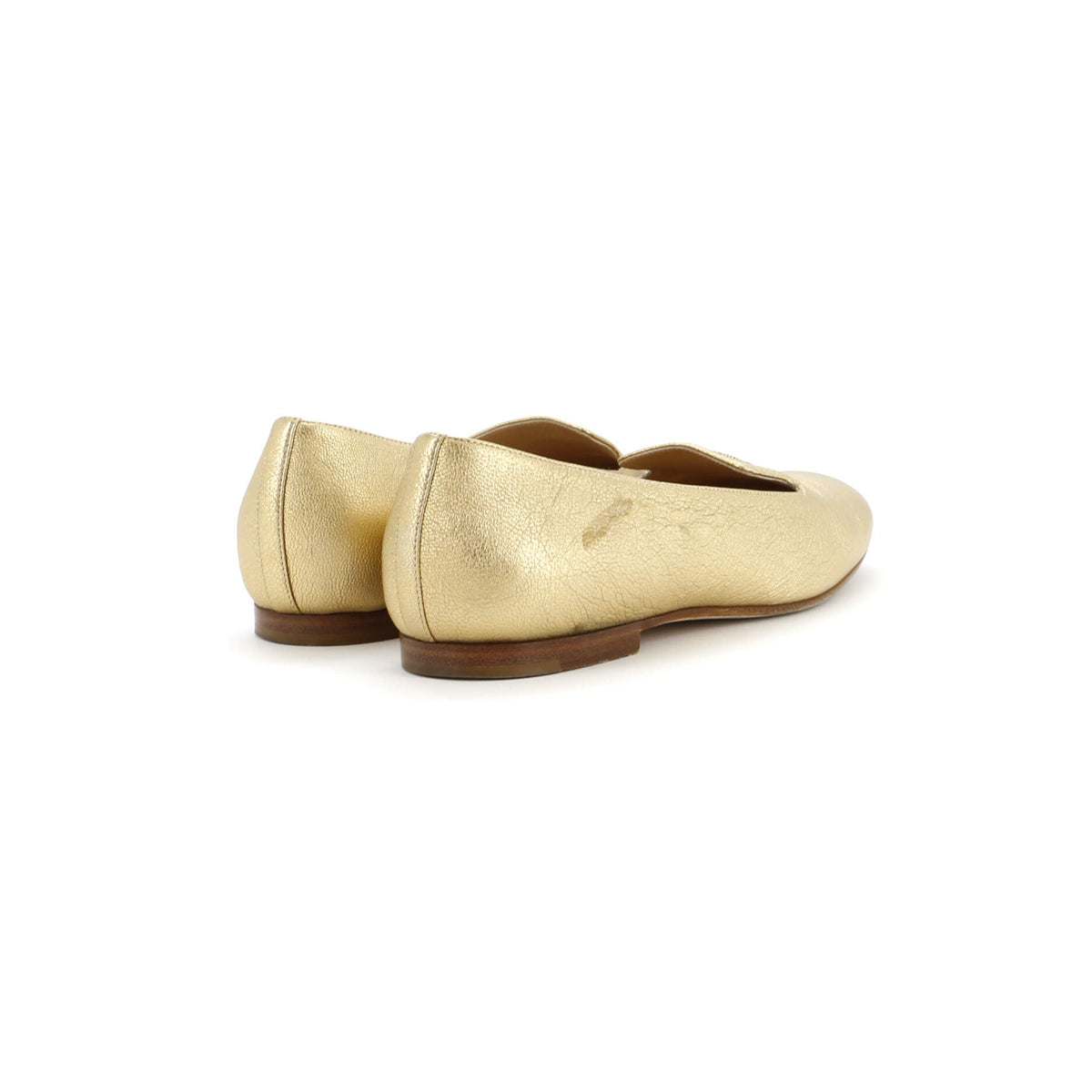 Women's CC Mocassin Loafers Leather with Metal