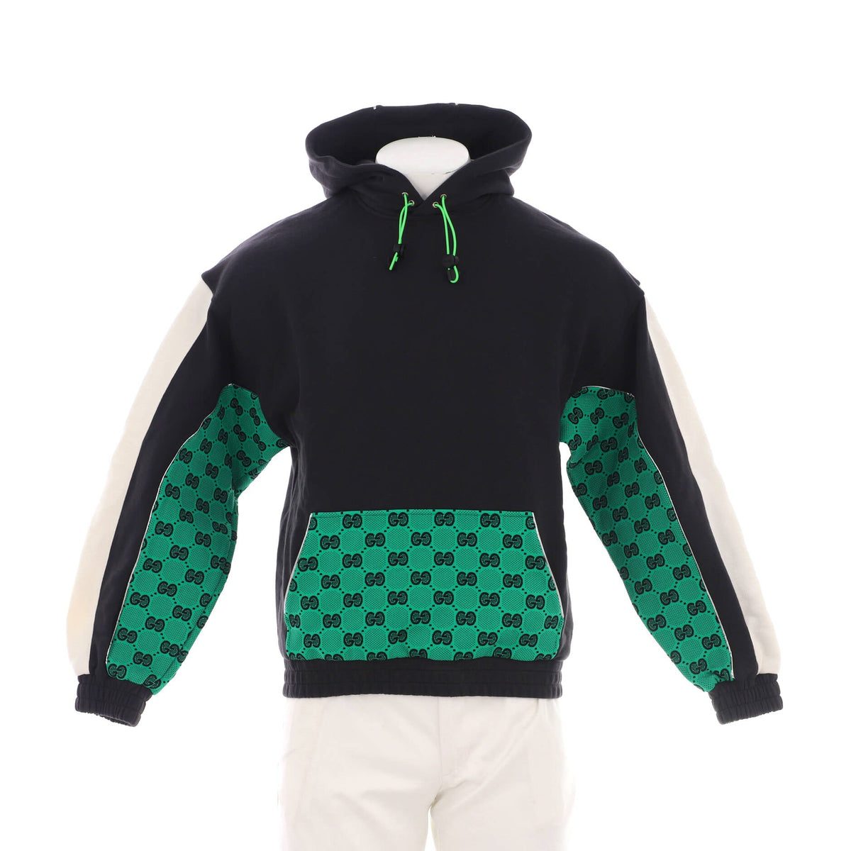Men's Panelled Hoodie GG Cotton